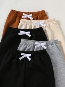 SHEIN Playful Pals Baby Boy's Casual Loose Solid Sweatshirt And Jogger Pants 2Pcs Outfit Set, Autumn Winter Warm Thickened Fashion Korean Style Baby Boy Clothes