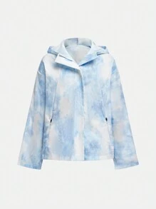 青少年女孩薄款连帽风衣休闲多穿轻便外套 - 彩色 - 查看 6