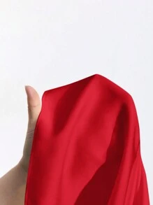 Maija 春夏返校季撞色领长袖系带休闲衬衫 - 紅色 - 查看 7