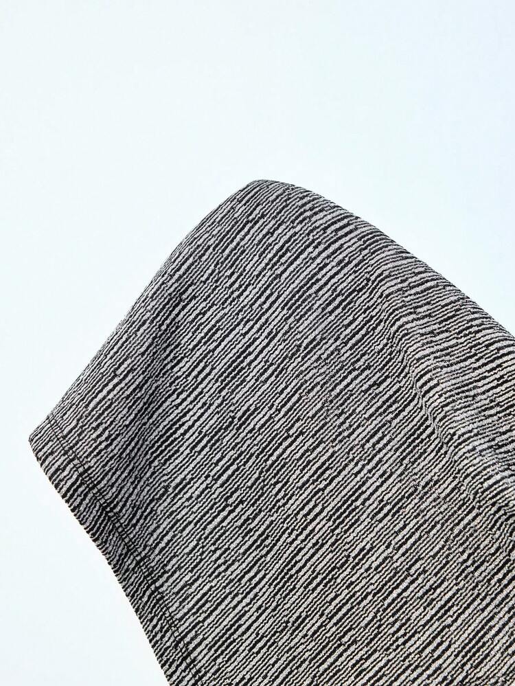 SHEIN Maija Women Gray Twist Asymmetric Minimalist A-Line Skirt, Casual & Holiday