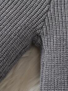 SHEIN Vintaside Kids 2 件装女婴棕色针织喇叭裤，温暖舒适，时尚，适合日常穿着、外出和旅行