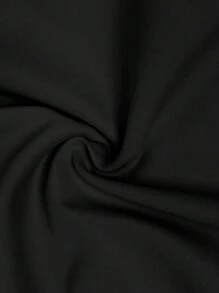 Celure Pantalones informales de talla grande, de unicolor, con cintura elástica y holgados, de 3/4