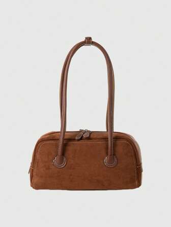 Fairycore Damen Vintage lässige Samt Umhängetasche, Crossbody Handtasche für Arbeit und täglichen Gebrauch