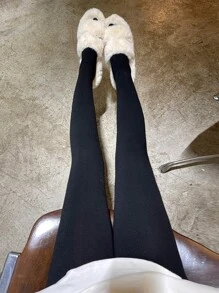 DAZY Tất/Quần tất/Quần bó/Quần legging cho nữ - màu đen - Xem 5