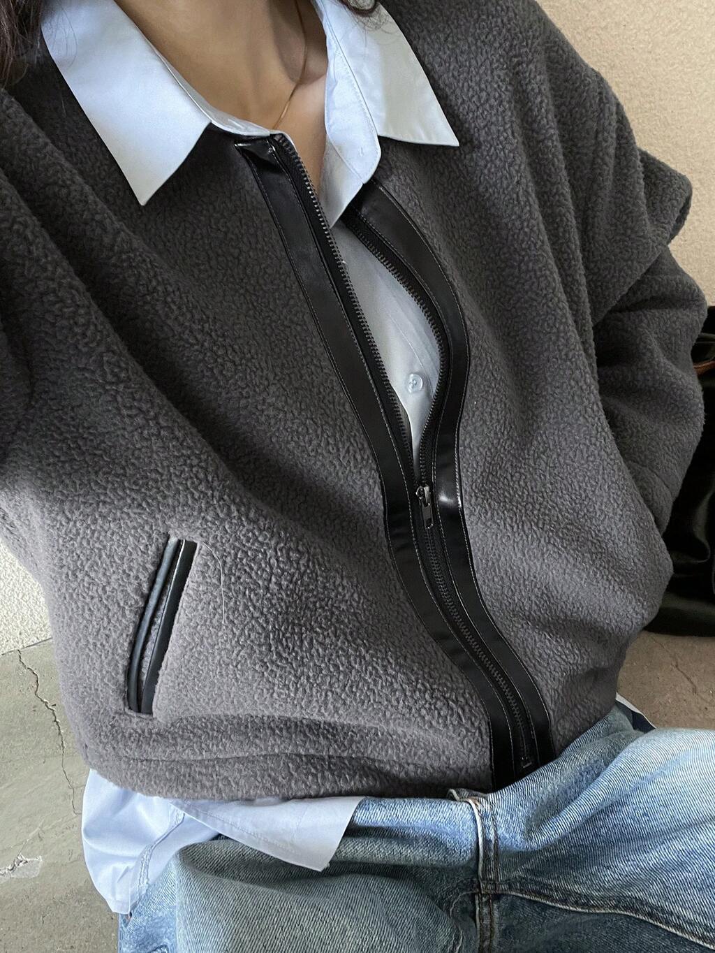 Women's Front Zip Up Long Sleeve Casual PU And Faux Shearling Jacket,Fall Women Clothes Women Coats