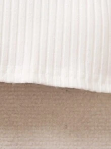 SHEIN 2 sztuki w opakowaniu dla chłopców, jednolity kolor, golf, prążkowana dzianina z długim rękawem, swobodna i uniwersalna, ciepła na jesień/zimę