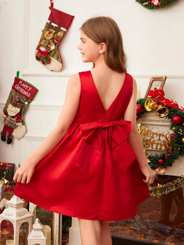 Girls christmas dress uk sale