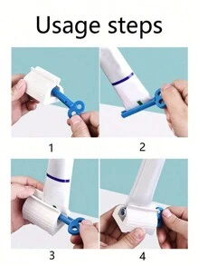 1pc Household Toothpaste Squeezer, Bathroom Accessories, Bathroom Storage, Save Toothpaste, Toothpaste, Toothpaste, Ointment, Hand Cream, No Waste Christmas For Holiday Gift Giving Home Bathroom Decor Summer