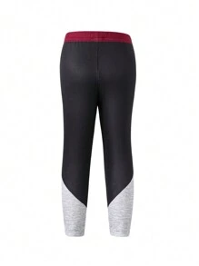 Combo 2 quần legging lót nhiệt cho bé gái, màu xám/đen và xám/vàng - Nhiều màu - Xem 5