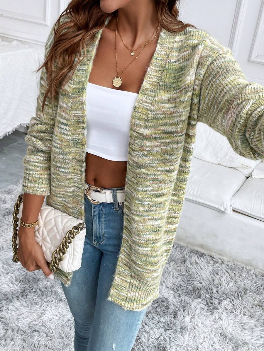 Chiquease Loose Floral Patterned Cardigan, Autumn/Winter - Multicolor - View 1