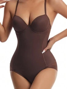 Women's Waist Trainer & Shaping Bodysuit With Boning