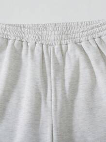 Teen Boy 4pcs Loose Fit Casual Sweatpants, Comfortable Chic Autumn/Winter - Dark Grey - View 5