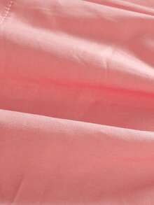 1pc Toddler Girls Floral Lined Wind Resistant Jacket, Fall & Winter - Pink - View 7