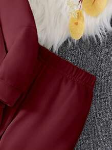 Ensemble 2 pièces (sweat-shirt à capuche manches longues avec impression lettre et pantalon) mode et décontracté pour bébé garçon, automne/hiver