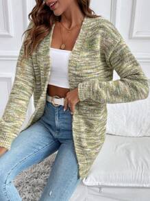 Chiquease Loose Floral Patterned Cardigan, Autumn/Winter - Multicolor - View 3