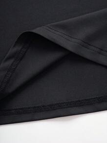 Chiquease 2pcs Solid Color & Floral Print Round Neck Long Sleeve T-Shirts - Multicolor - View 5