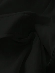 Celure Plus Size Women's Lightweight Blazer Jacket With Contrast Trim And 3/4 Sleeves