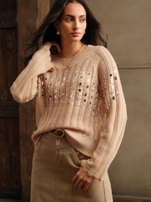 Anewsta Autumn/Winter Loose Fit Raglan Sleeve Sweater
