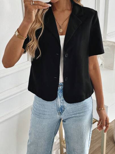 Calvaya Ladies Regular Fit Blazer, Women's Business Suit Jacket, Graduation Attire