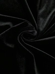 SHEIN LUNE Plus Size Autumn Jacket With Large Lapel, Front Opening And Dual Pockets - Black - View 6