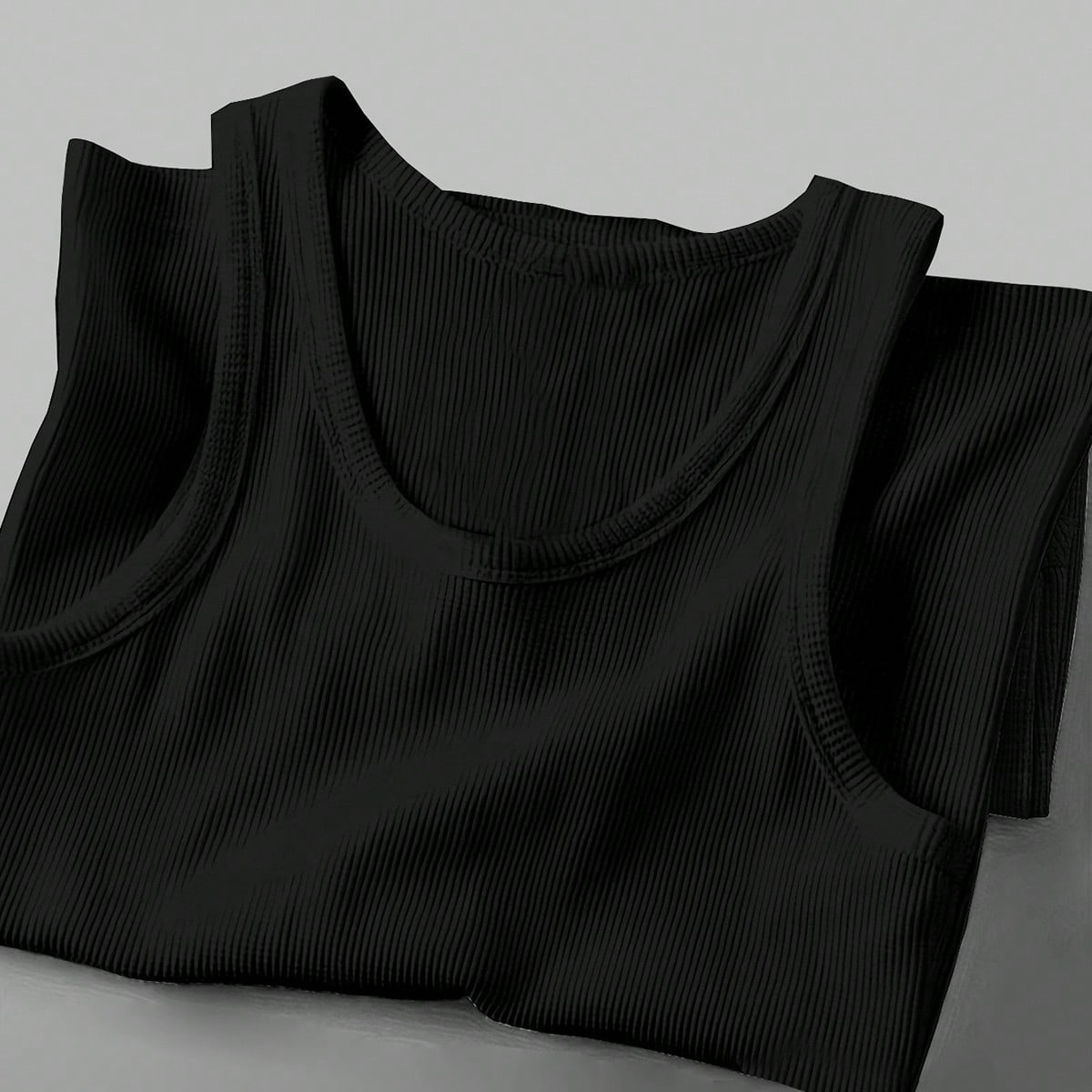 Camiseta de tirantes casual y deportiva de unicolor y cuello redondo para hombres, transpirable y ligera para gimnasio