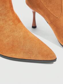 CUCCOO SZL Fashionable Autumn-Winter High Heel Over-The-Knee Boots Sexy Party Slim Heel Long Boots For Women Fall - Khaki - View 3