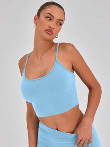 Musera Sport High Waisted Sculpt Flare Sports Leggings Only,Padel, Tennis, Pickleball Gym Fitness - Baby Blue - View 5