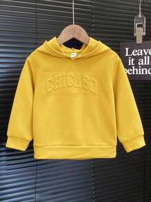 SHEIN 1pc Young Boys Casual Hoodie, Comfortable, Fashion, Practical, Versatile, Soft, Breathable, Ideal For Daily Wear, School, Outings, Sports, Spring & Summer,In Fall/Winter