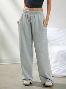 WESTFADE Sunday Lounge 棉质运动裤 - 淺灰色 - 查看 3