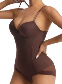 Women's Waist Trainer & Shaping Bodysuit With Boning