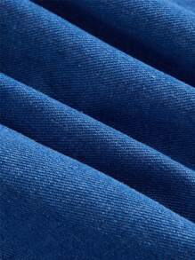 Váy denim mini cỡ lớn MOD, Váy dài tay dài đến gối Sweet Tea, Trang phục Lễ Tạ ơn cho nữ, Váy thanh lịch, Váy thanh lịch cho nữ, Váy quần áo mùa thu cho nữ, Váy dạ hội màu xanh, Váy công chúa cho nữ - Rửa trung bình - Xem 4