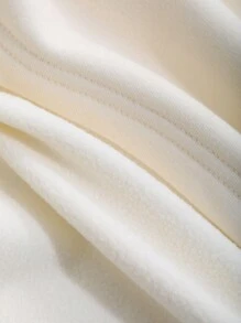 DAZY Men Solid Round Neck Sleeveless Casual Top, Fall - White - View 2