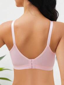 Moonlight&Mama Maternity Cut Out Nursing Bra For Mother - Watermelon Pink - View 2