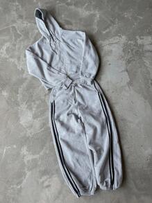 DAZY 2-delige damessweatshirt- en joggingbroekset, herfstkleding