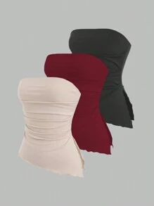 Sweetra 女士 Y2K 性感抹胸 夏季 - 彩色 - 查看 3