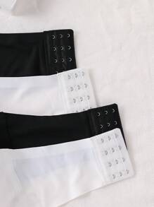 SHEIN 4pcs/Set Teen Girls Minimalist Comfortable Breathable Padded Camisole Bra Set