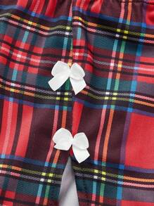 女性卧室服装 - 紅白色 - 查看 3