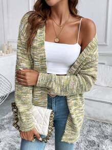 Chiquease Loose Floral Patterned Cardigan, Autumn/Winter - Multicolor - View 6