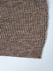 男式撞色半拉链休闲套头衫 - 彩色 - 查看 7