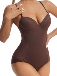 Women's Waist Trainer & Shaping Bodysuit With Boning