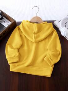 SHEIN 1pc Young Boys Casual Hoodie, Comfortable, Fashion, Practical, Versatile, Soft, Breathable, Ideal For Daily Wear, School, Outings, Sports, Spring & Summer,In Fall/Winter