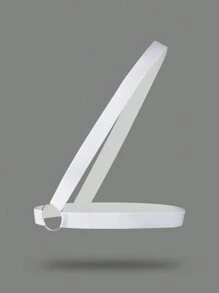 Men's Solid Color Knit Loop Ring Decoration Body Accessory Undergarment