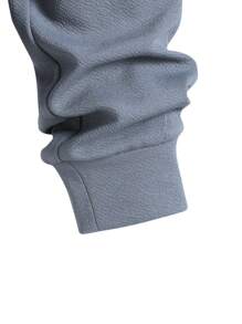SHEIN Girls Casual Zip Up Hooded Sweater Jacket With Elastic Waist Pleated Pants 2pcs Outfit, Spring/Fall - Grey - View 4