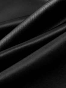 Calvaya Plus Size Solid Color Block Simple Warm Long Pants, Casual Daily Wear Fall Cloth For Women - Black - View 4