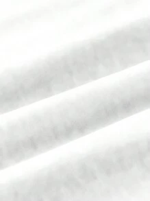 SHEIN SXY 2 sztuki/zestaw Seksowna szeroka koszulka z długim rękawem i dopasowanym do sylwetki T-shirtem