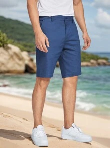 Calvornis Shorts bermuda con bolsillo - Azul - Ver 6