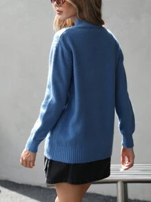Aveloria Affinna French Classic Turtleneck Casual Pullover Sweater