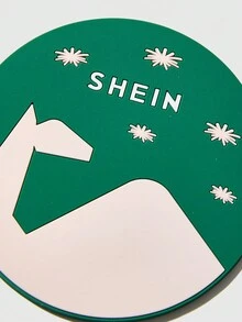SHEIN 1 个定制杯垫（促销礼品） - 綠色 - 查看 4