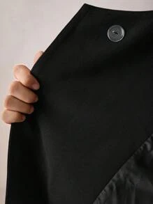 Manfinity VCAY Men's Slim Fitted Relaxed Fit Casual Suit Vest - Black - View 11