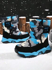 Children's High Top Warm Lined Windproof & Comfortable Winter Boots